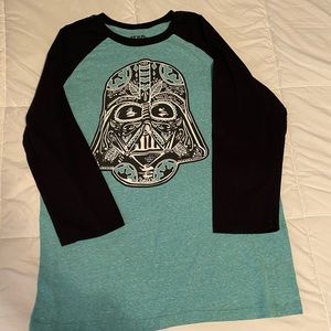 Men’s Darth Vader baseball t shirt